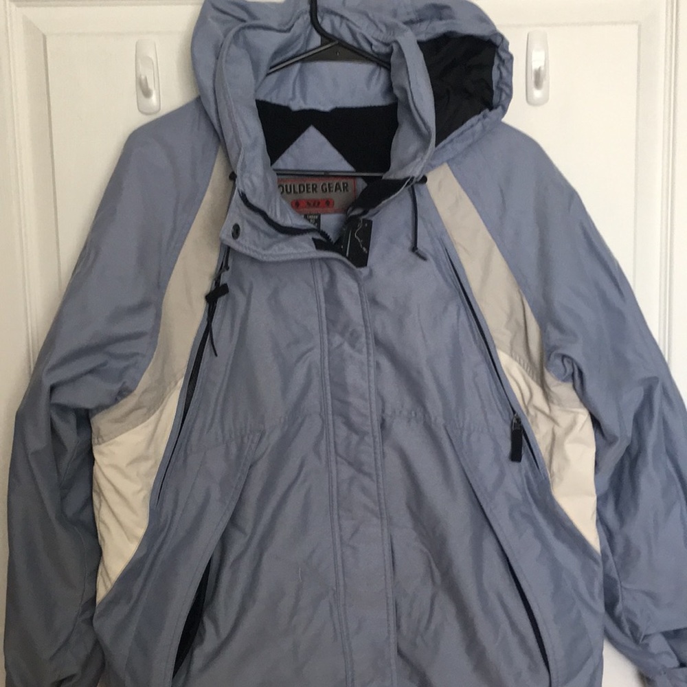 Ladies Boulder Gear ski jacket Sz 10 with hoodie